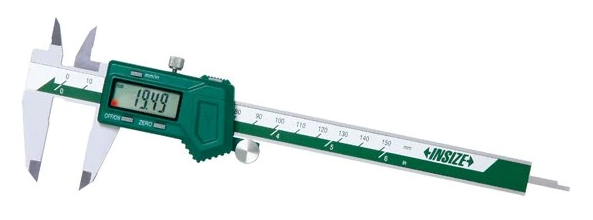Digitálne posuvné meradlo 0-150 mm, bezdrôtový prenos dát, Insize