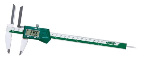 Digitálne posuvné meradlo 0-200 mm s dlhými hornými čeľusťami, Insize
