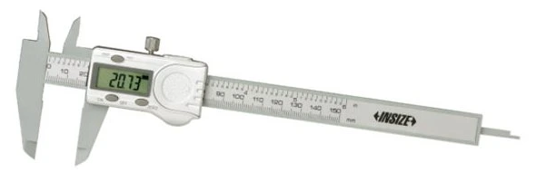Digitálne posuvné meradlo 0-150 mm z tvrdeného plastu, Insize