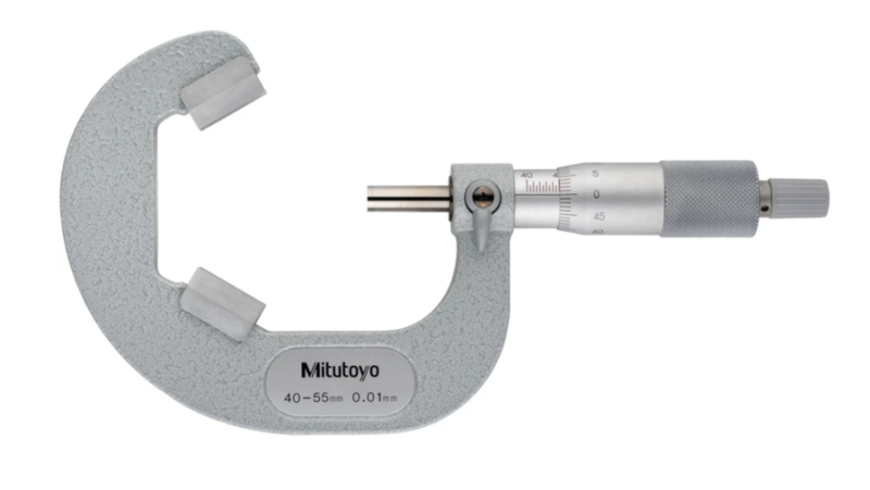 Analógový mikrometer 40-55 mm s prizmatickým dotykom, Mitutoyo