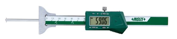 Digitálny hĺbkomer 0-120 mm, s tanierikovým dotykom, Insize