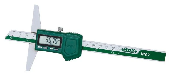 Digitálny hĺbkomer 0-200 mm IP67, Insize