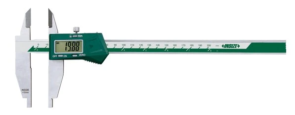Digitálne posuvné meradlo 0-300 mm, vrchné čeľuste na vonkajšie meranie, Insize