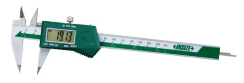 Digitálne posuvné meradlo 0-150 mm so špicatými spodnými ramenami, Insize