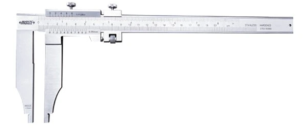 Analógové posuvné meradlo 0-500 mm, bez vrchných špičiek, Insize