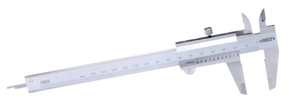 Analógové posuvné meradlo 0-150 mm pre ľavákov, Insize