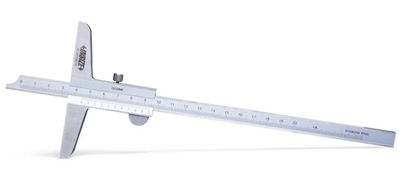Analógový hĺbkomer 0-150 mm, Insize