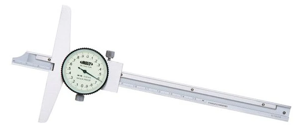 Hĺbkomer s číselníkom 0-150 mm, Insize