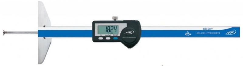 Digitálny hĺbkomer 0-100 mm s vymeniteľným dotykom DIGI-MET, HP