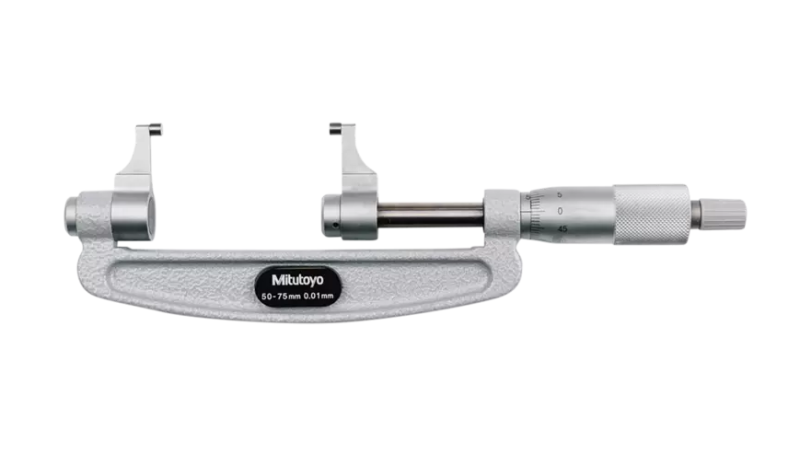 Analógový mikrometer 50-75 mm s meracími čeľusťami, Mitutoyo