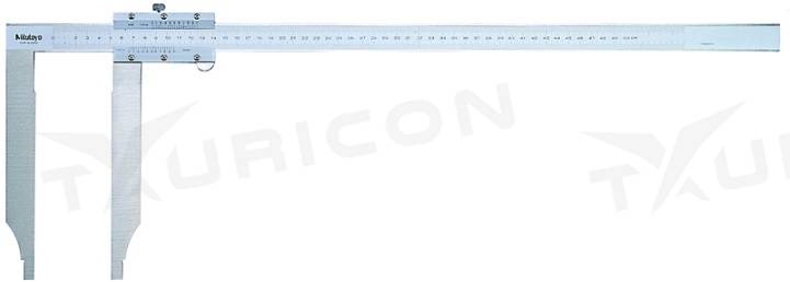 Analógové posuvné meradlo 0-500 mm s dlhými čeľusťami, Mitutoyo