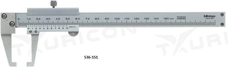 Digitálne posuvné meradlo 0-150 mm IP67, pre meranie v drážkach, Mitutoyo