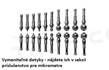 Digitálny mikrometer 0-25 mm IP65 na meranie ozubených kolies, Mitutoyo