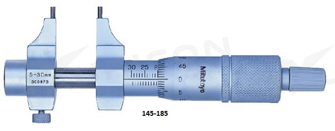 Analógový mikrometer 50-75 mm pre meranie vnútorných rozmerov, Mitutoyo