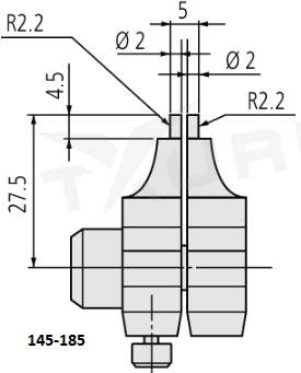 Analógový mikrometer 50-75 mm pre meranie vnútorných rozmerov, Mitutoyo