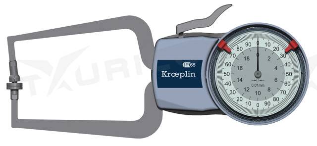 Meradlo na meranie vonkajších rozmerov 0-20 mm, Kroeplin