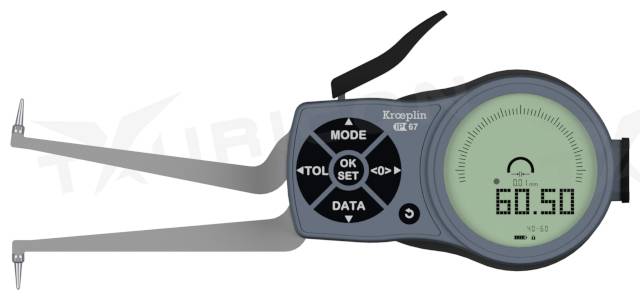 Digitálne meradlo na meranie vnútorných rozmerov 40-60 mm, Kroeplin