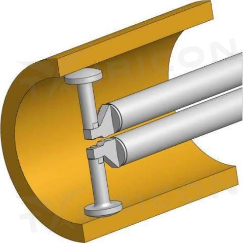 Digitálne meradlo na meranie vnútorných rozmerov 200-400 mm, Kroeplin