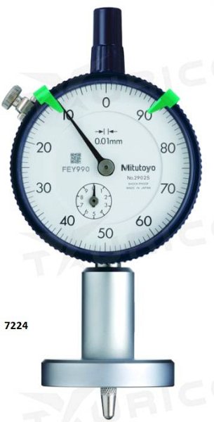 Hĺbkomer 0-10 mm s číselníkovým odchýlkomerom (2902AB) a kruhovou základňou, Mitutoyo