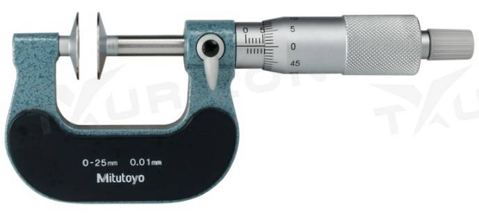 Analógový mikrometer 50-75 mm s tanierikovými dotykmi, Mitutoyo