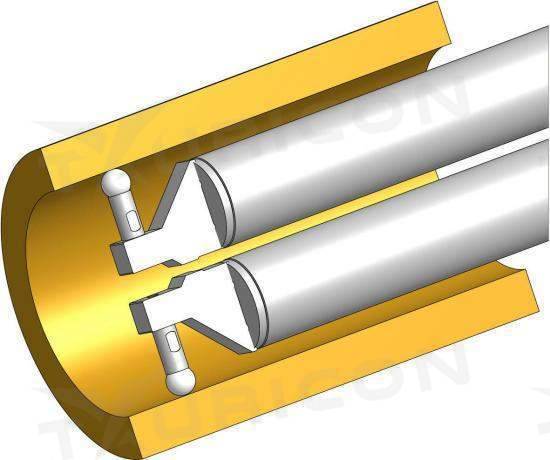 Meradlo na meranie vnútorných rozmerov 50-150 mm, Kroeplin