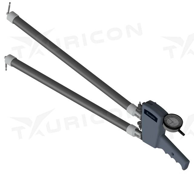 Meradlo na meranie vnútorných rozmerov 90-190 mm, Kroeplin