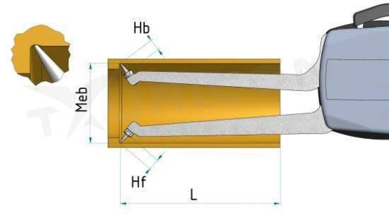 Meradlo na meranie vnútorných rozmerov 50-70 mm, Kroeplin