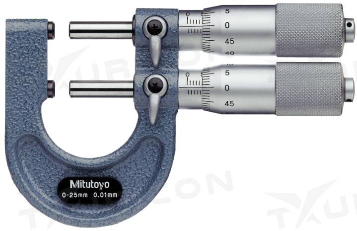 Tolerančný strmeňový mikrometer 0-25 mm, Mitutoyo