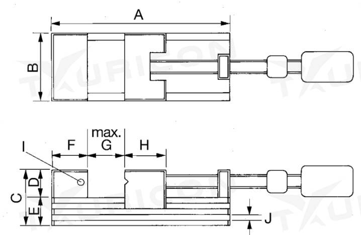 Presný zverák, Mitutoyo
