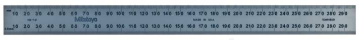 Oceľové ohybné pravítko 300 mm, Mitutoyo