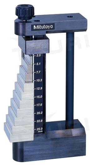 Držiak koncových mierok na kontrolu mikrometrov, Mitutoyo