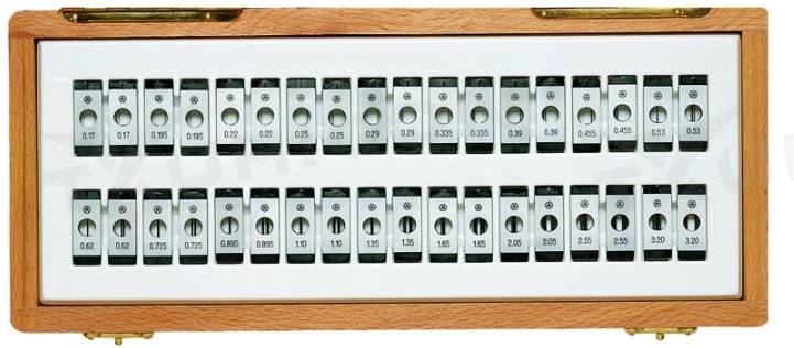 Sada meracích drôtikov na kontrolu závitov, priemer vretena 8 mm, Mitutoyo