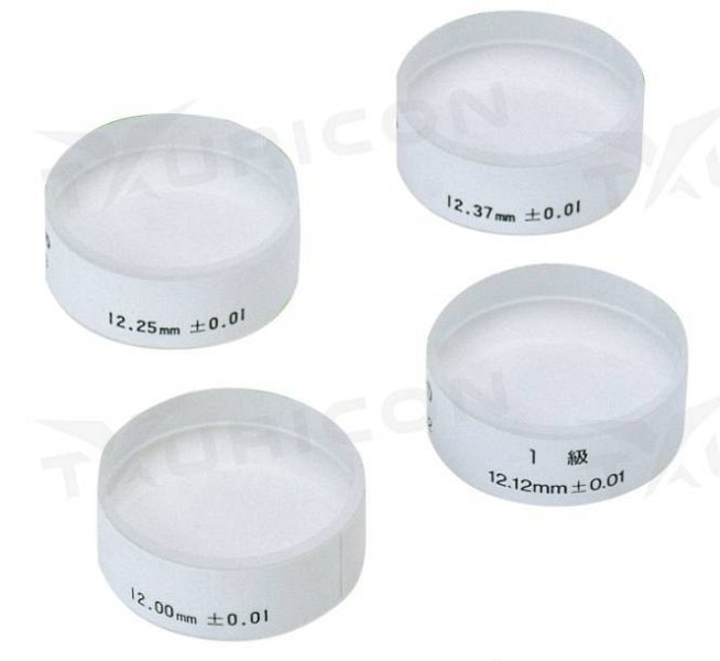 Sada interferenčných sklíčok pre kontrolu mikrometrov 0-25 mm, Mitutoyo