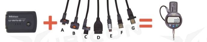 Bezdrôtový vysielač U-WAVE-T, Mitutoyo