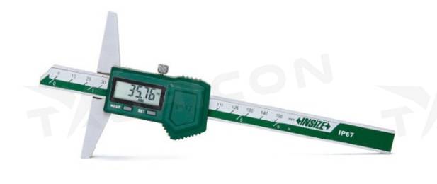 Digitálny hĺbkomer 0-200 mm IP67, Insize
