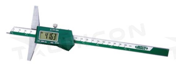 Digitálny hĺbkomer 0-200 mm s predným dotykom, Insize