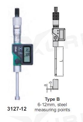 Digitálny trojdotykový dutinomer 50-63 mm, Insize