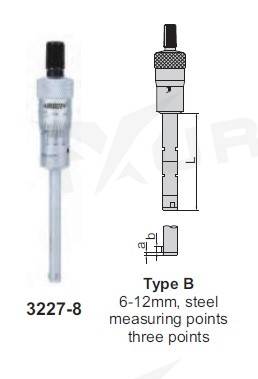 Analógový trojdotykový dutinomer 125-150 mm, Insize