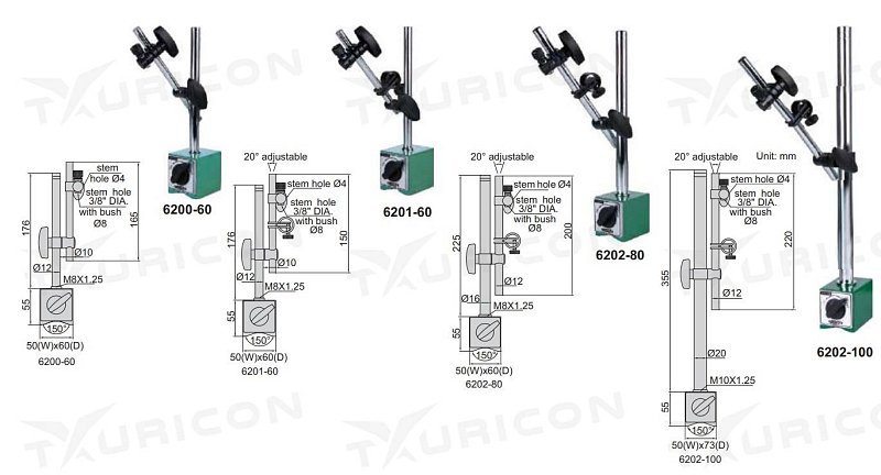 Magnetický stojanček 100 kgf, Insize