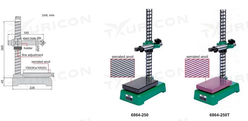 Stojanček s keramickou základňou, Insize