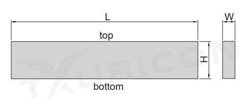 Paralelné podložky 14 ks/150 mm, Insize