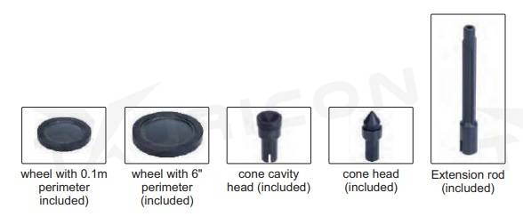 Digitálny kontaktný tachometer, Insize