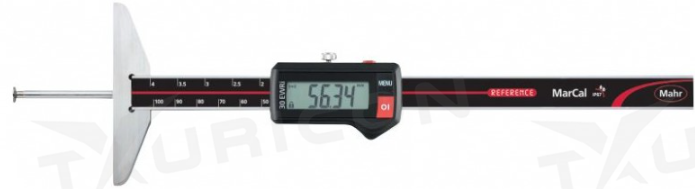 Digitálny hĺbkomer 0-100 mm s tanierikovým dotykom 30 EWR-N, Mahr