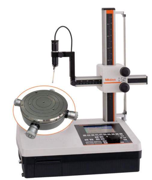 Kruhomer RA-120 s mechanickým otáčavým stolom, Mitutoyo