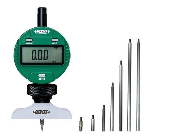 Digitálny hĺbkomer 0-300 mm s kruhovou základňou, Insize