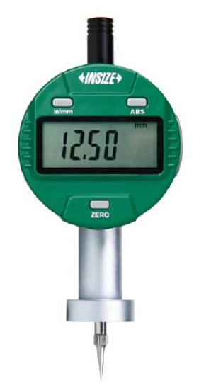 Digitálny hĺbkomer 0-12,7 mm s kruhovou základňou, Insize