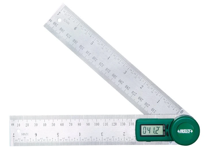 Digitálny uhlomer 200 mm, 360°, Insize
