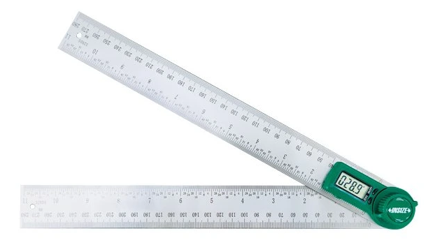 Digitálny uhlomer 300 mm, 360°, Insize