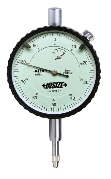 Číselníkový odchýlkomer štandardné prevedenie 3 mm/0,01 mm, Insize