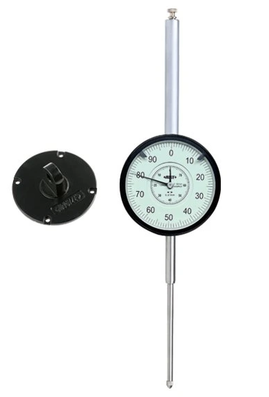 Číselníkový odchýlkomer s veľkým rozsahom 80 mm/0,01 mm, Insize